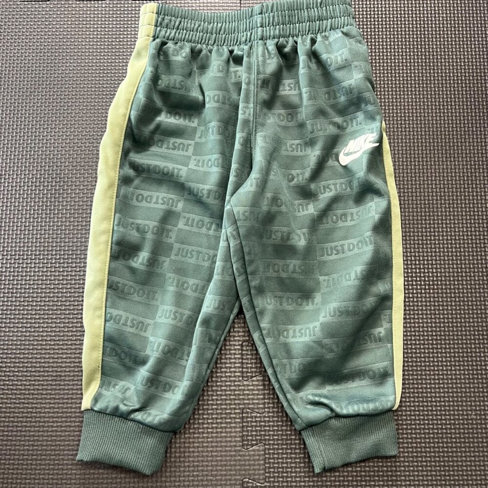 Nike Toddler Boys Just Do It Joggers 2T Green/Yellow